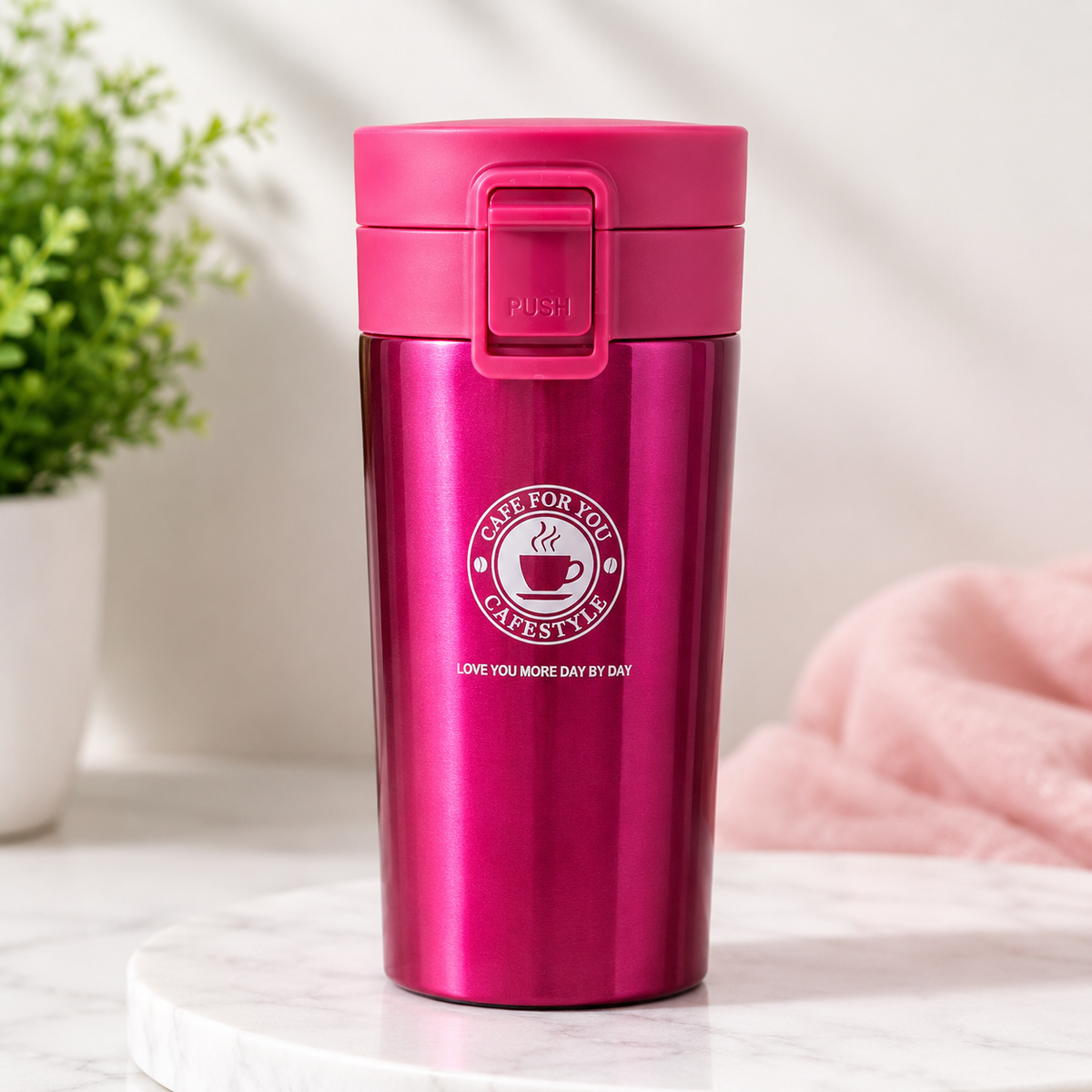 Portable Leak-Proof Travel Coffee Mug