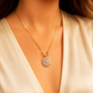 Elegant Snowflake Pendant Necklace 1 Carat